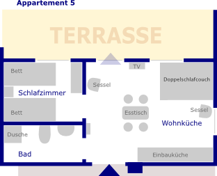 Grundriss Appartement 5